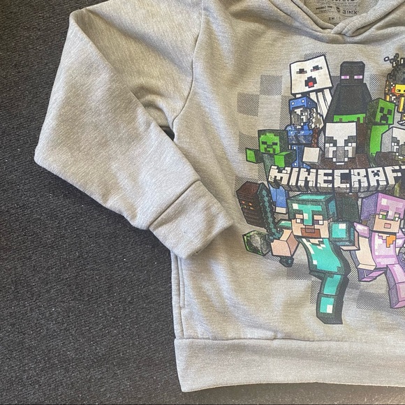 Minecraft Pullover Kids Hoodie - Picture 4 of 10